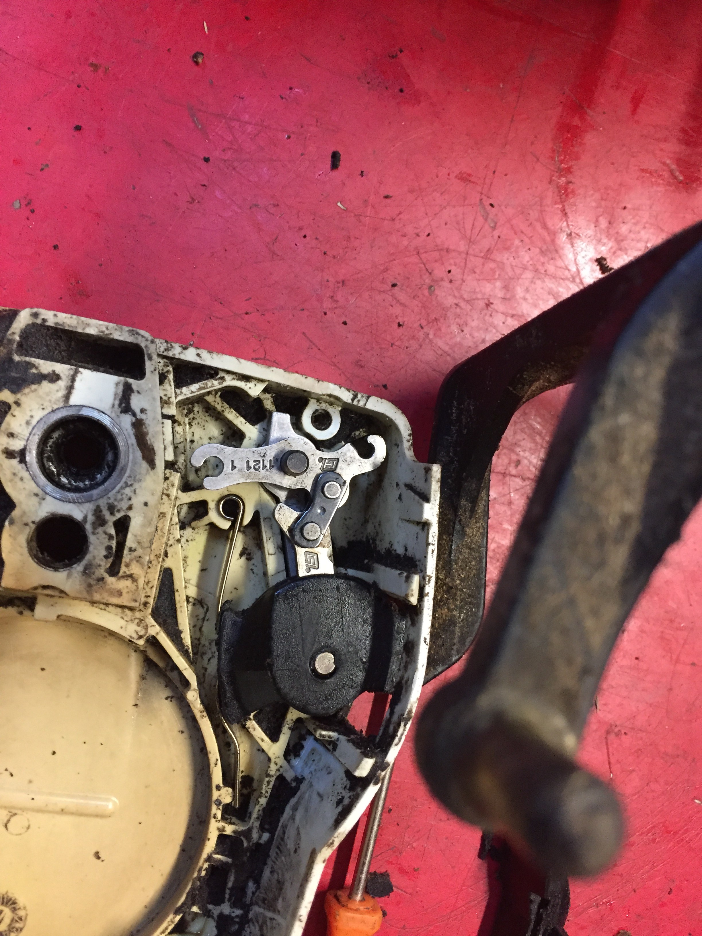 Repairing Stihl MS201TC Chain Brake Scott Fraser Training